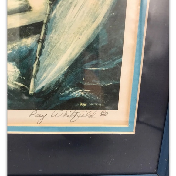 Storm at Sea signed & numbered Art Print by Ray Whitfield. Double matted - Picture 2 of 10